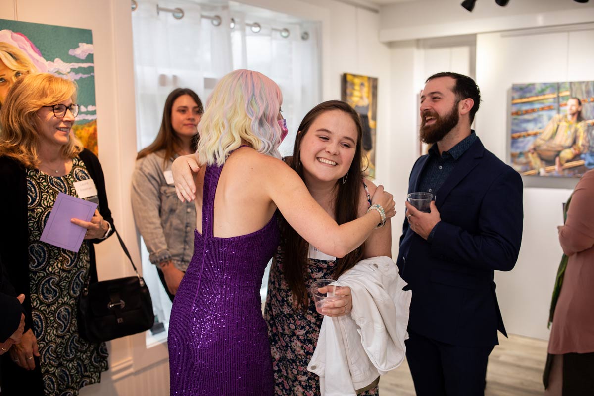 Ellie and Danielle at the 2024 exhibition