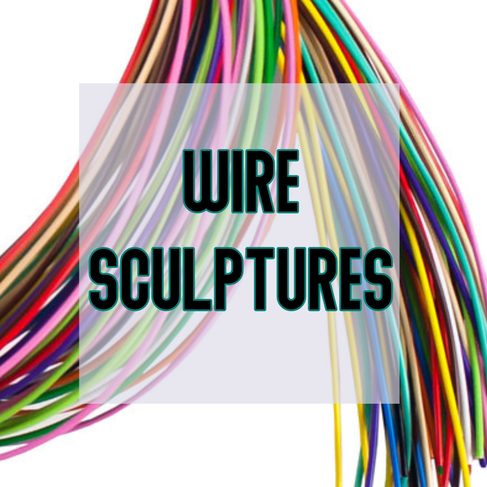 Wire sculptures
